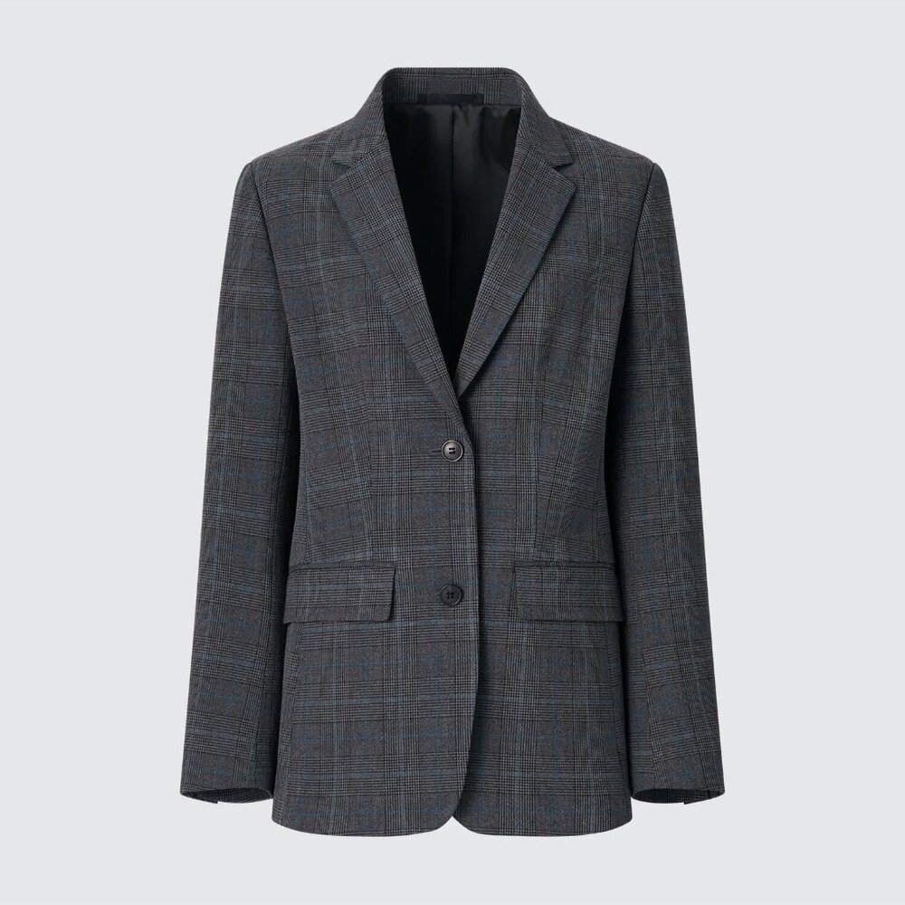 NWT Uniqlo Gray Tailored Blazer (Size: XL)